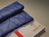 哥窯金絲鐵線紋真絲拉絨圍巾